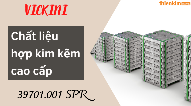 Khóa điện tử Vickini 39701.001 SPR Xám bạc sơn chất liệu cao cấp